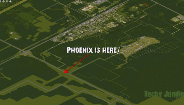 phoenix in project zomboid map