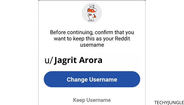 Change Reddit Username Android