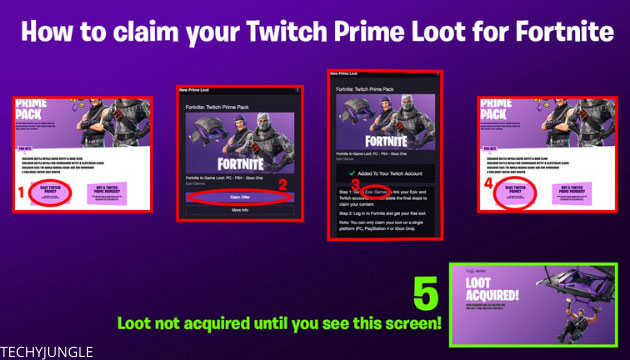 Claim twitch prime loot