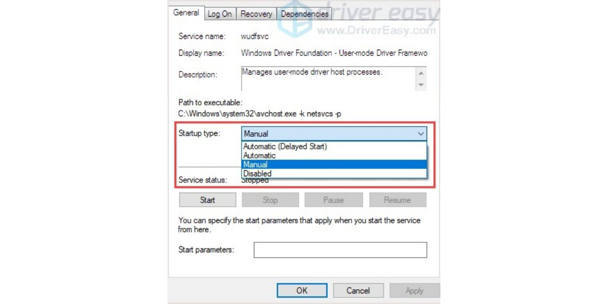 Служба windows driver foundation user mode driver framework была неожиданно завершена