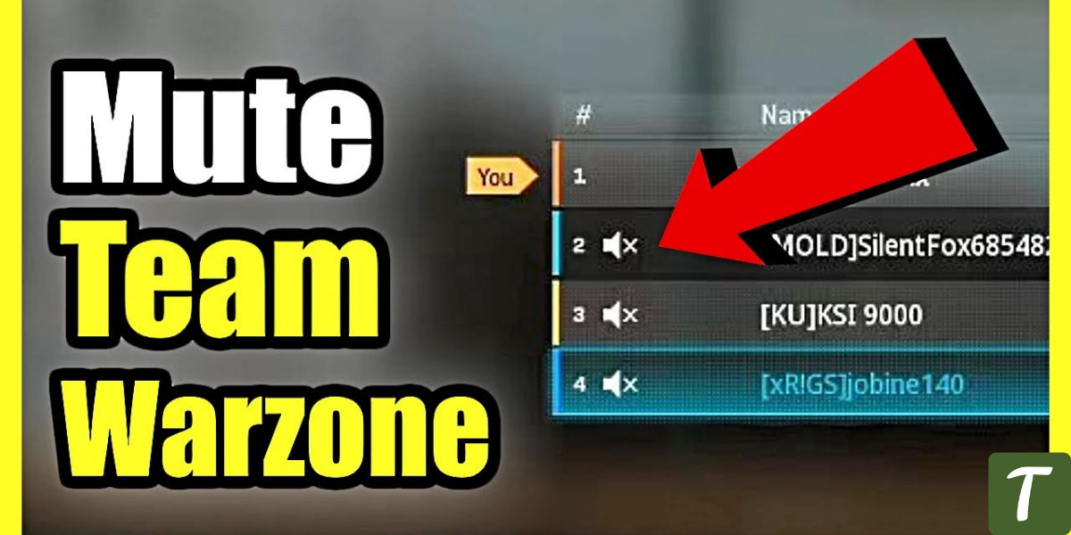 warzone mute unmute