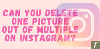 Delete One Picture from Multiple on Instagram