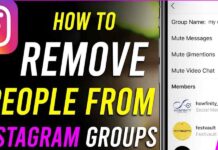remove someone from an Instagram group chat