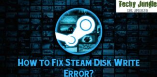 steam disk write error