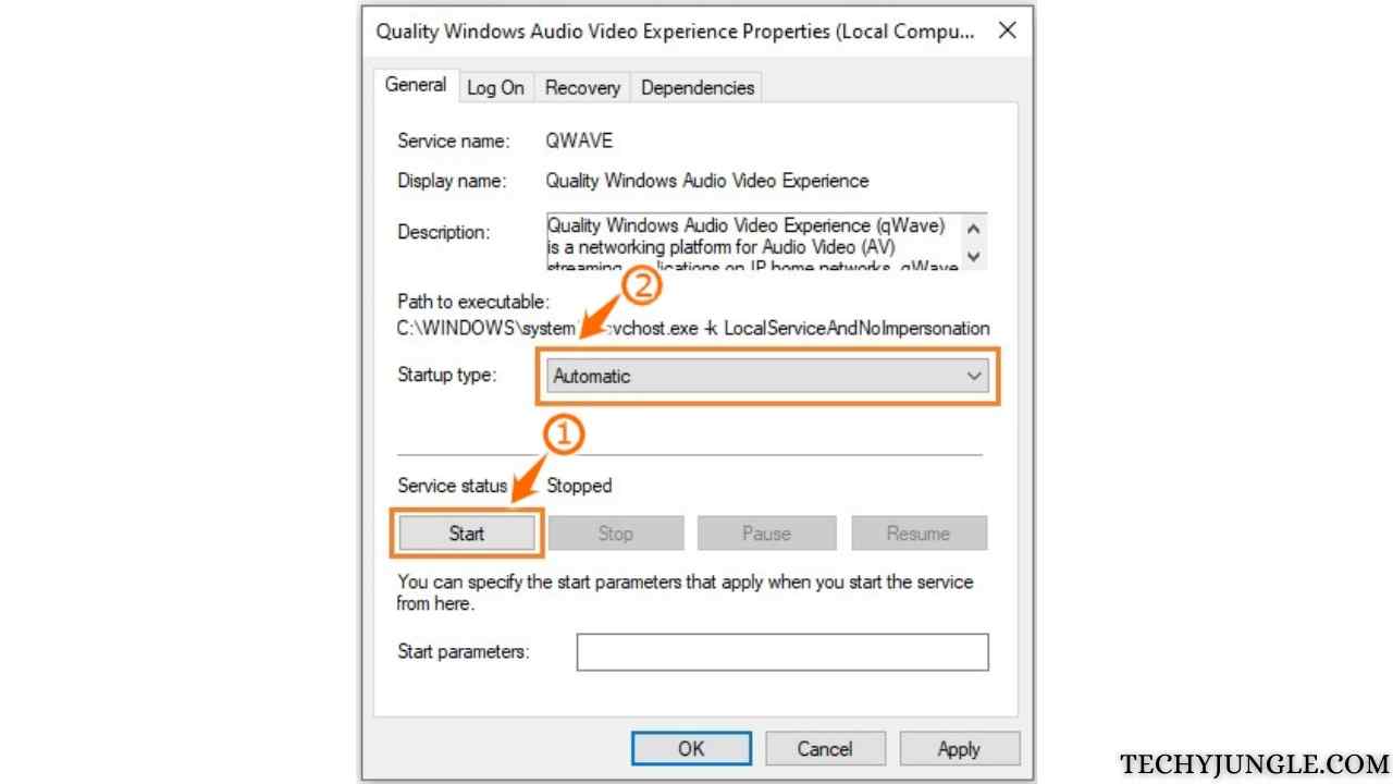 Windows audio-video experience service
