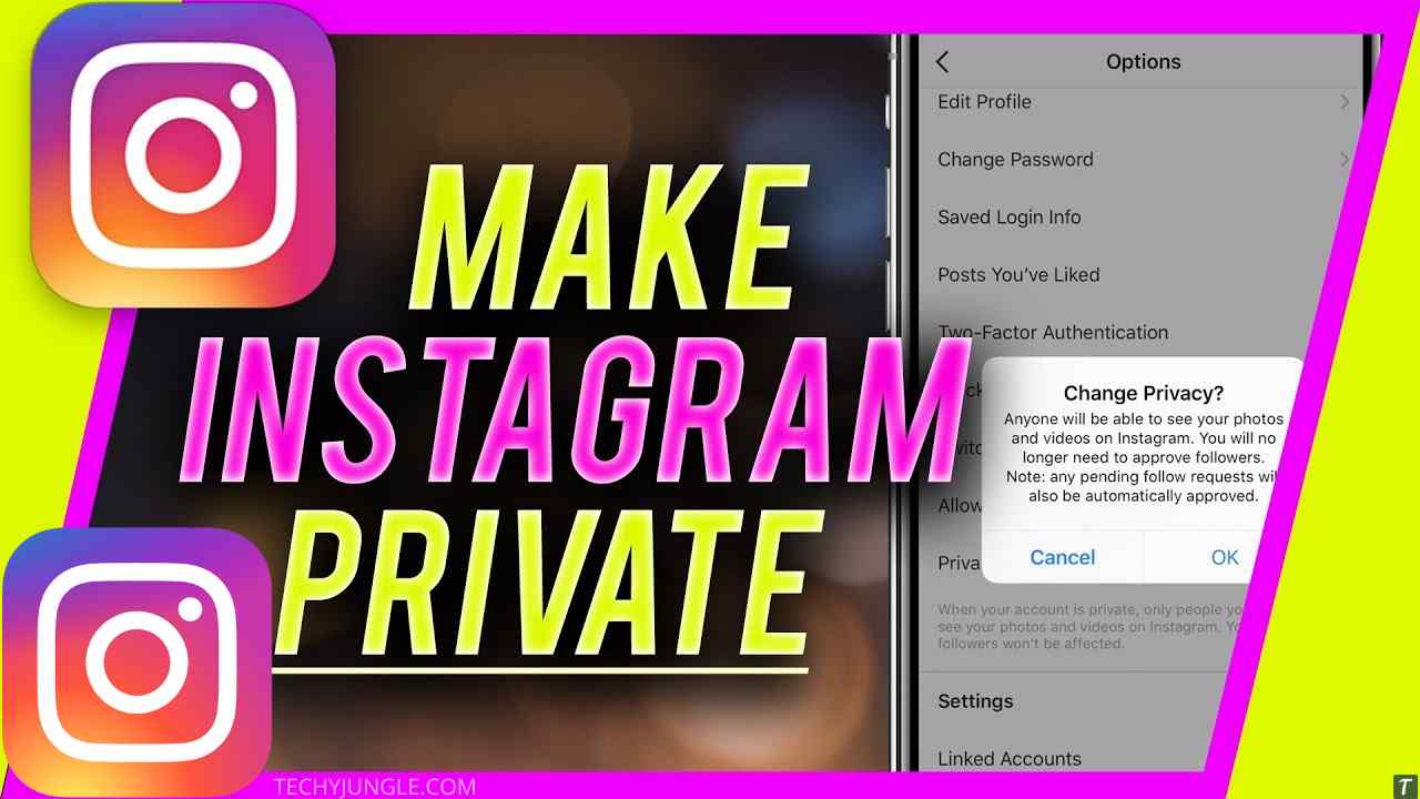 Make Instagram Account Private