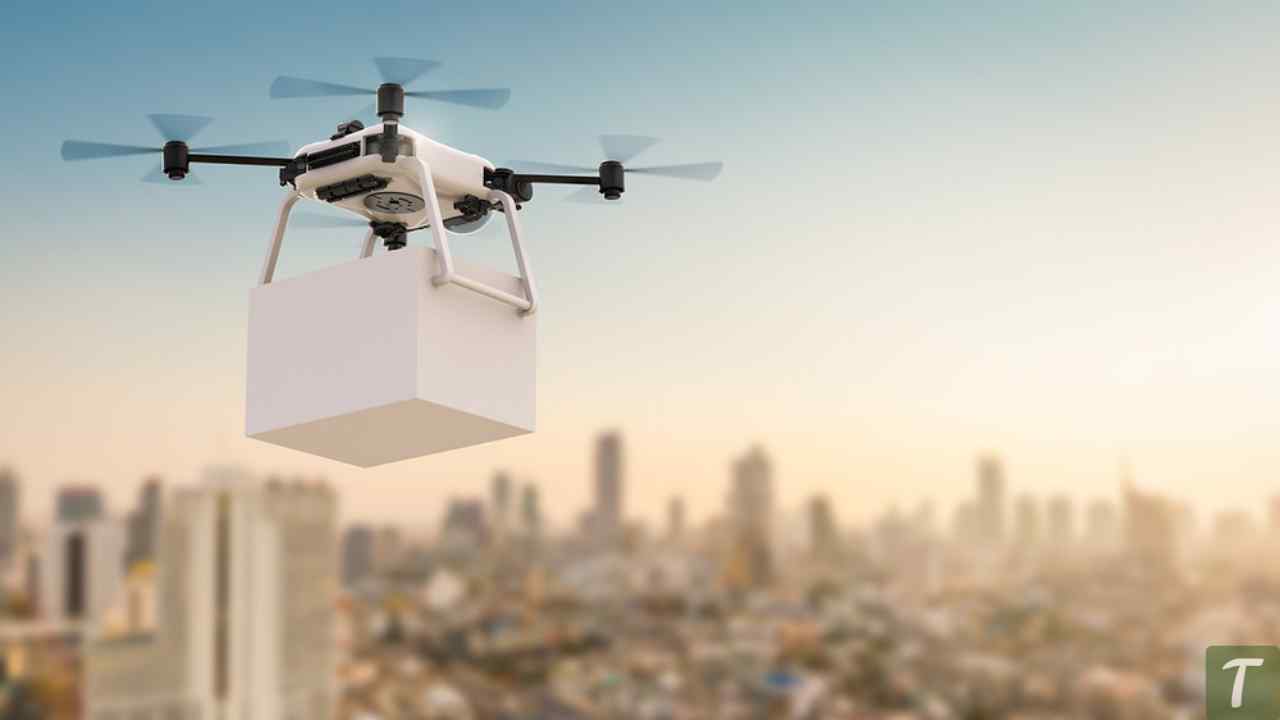 Delivery by drones