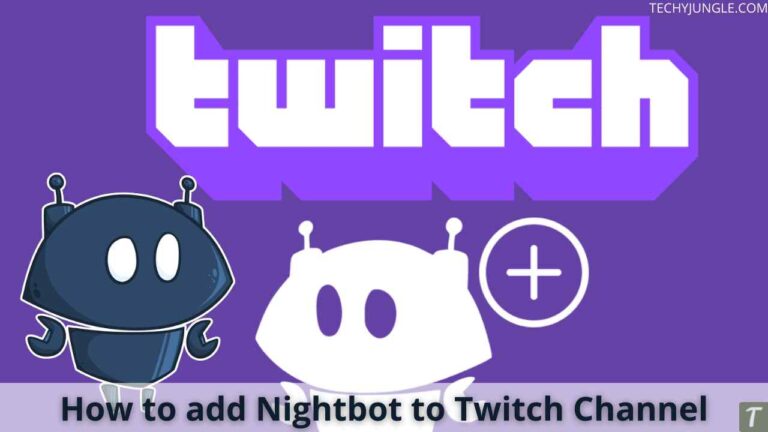add Nightbot to your twitch channel