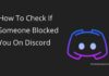 check Someone Blocked You On Discord