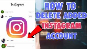Remove second Instagram account