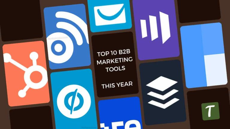 Top 10 B2B Marketing Software this year
