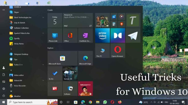 Windows 10 features
