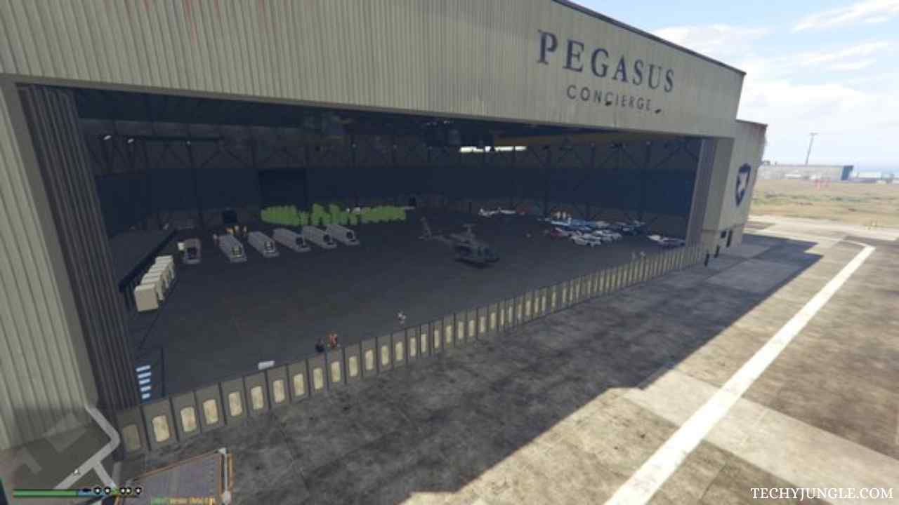 store cars in hanger gta5