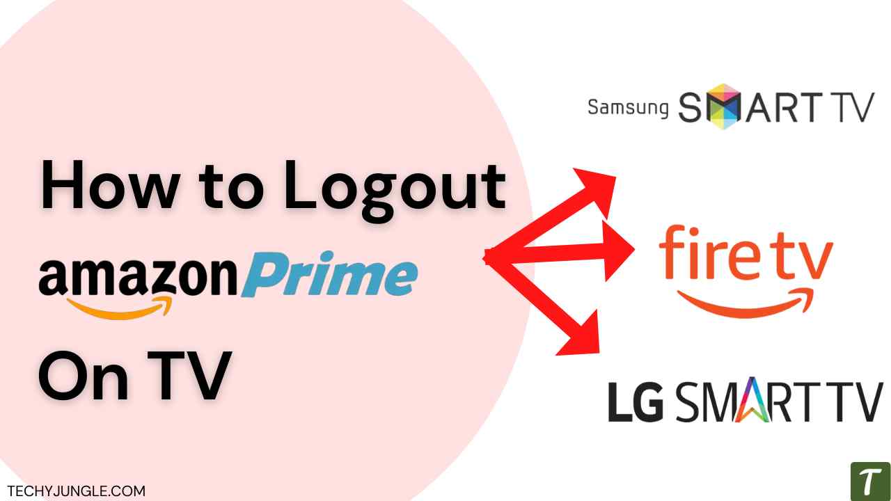 How to logout amazon prime on tv