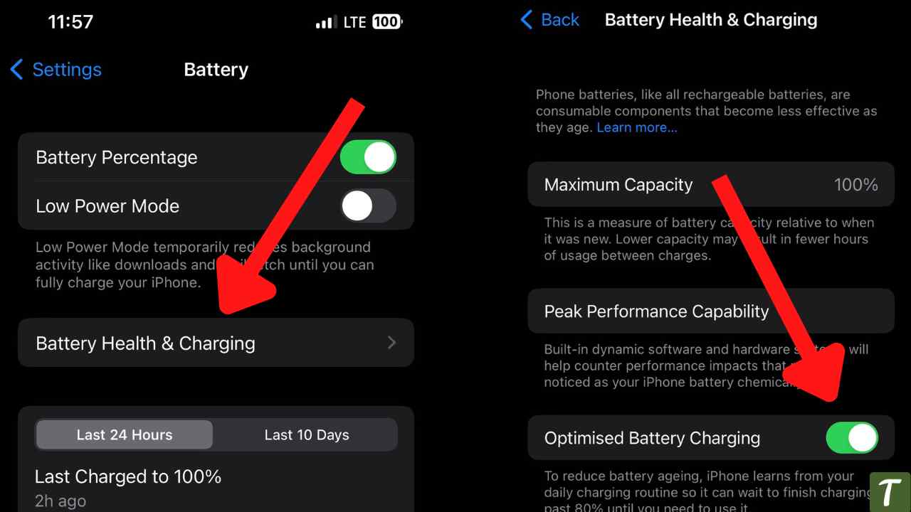 Turn Off Optimized Battery Charging iphone